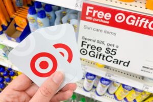 How do you get a free gift card at Target