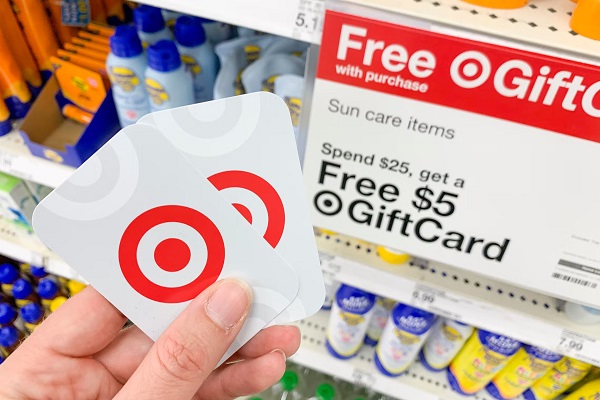 How do you get a free gift card at Target