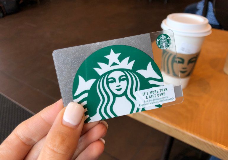 starbucks gift card balance check online