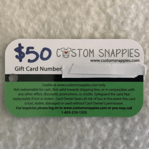 custom snappies gift card balance check online