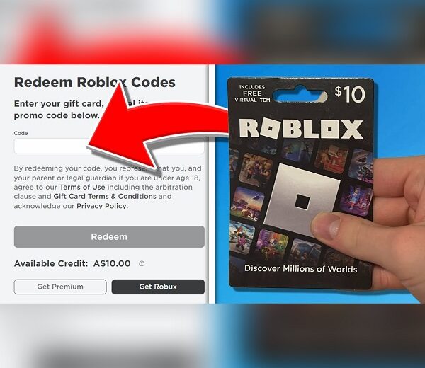 how to redeem roblox gift card on mobile